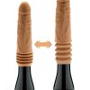 Dr. Skin Platinum Collection Silicone Dr. Arthur Rechargeable Thrusting Gyrating Vibrating Dildo 10.5in - Caramel