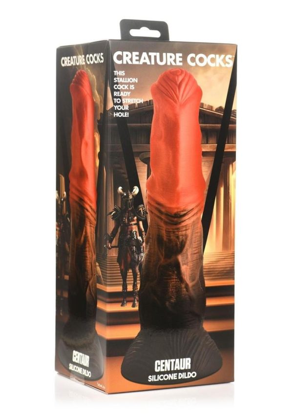 Creature Cocks Centaur Silicone Dildo - Red/Black