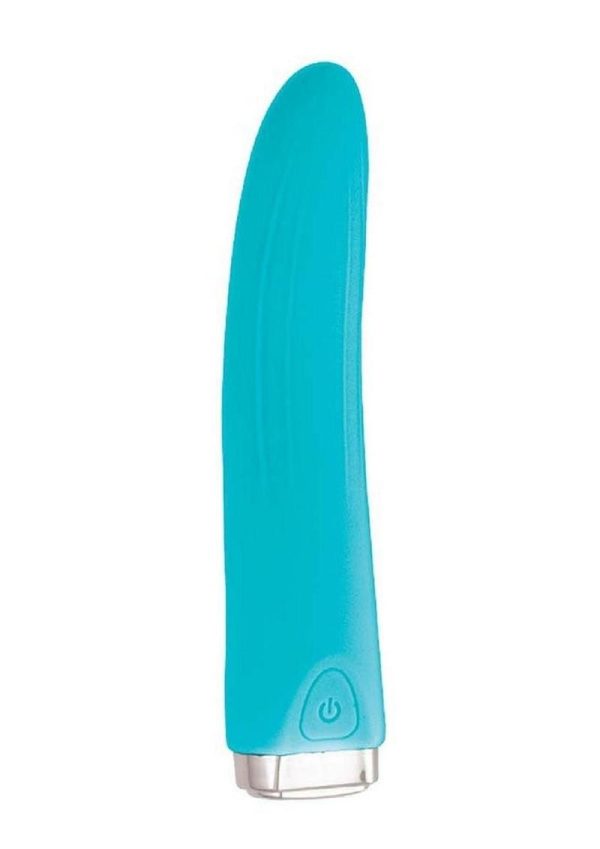 My Secret Finger Rechargeable Silicone Vibrator - Aqua