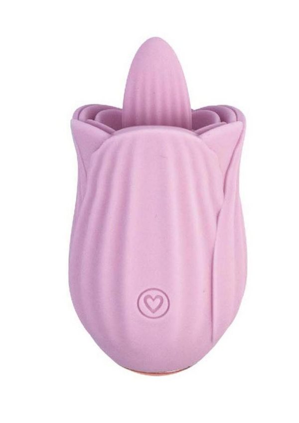 Clit-Tastic Arousing Clit Licker Rechargeable Silicone Clitoral Vibrator - Pink