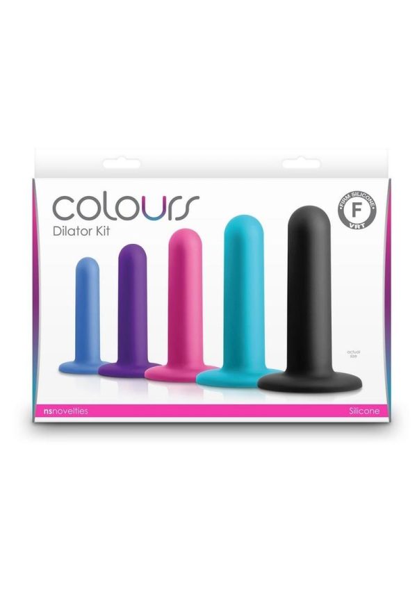 Colours Dilator Silicone Anal Kit - Multicolor