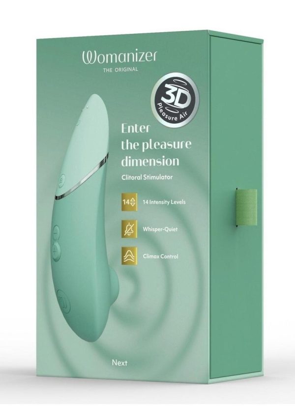 Womanizer Next Rechargeable Silicone Clitoral Stimulator - Sage