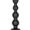 Nexus Tornado Rechargeable Silicone Rotating Beaded Probe with Remote - Black