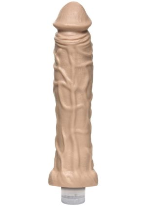 The Naturals Heavy Veined Thin Dildo 8in - Vanilla