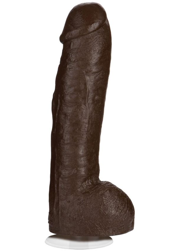 Signature Cocks Bam Dildo 13in - Chocolate