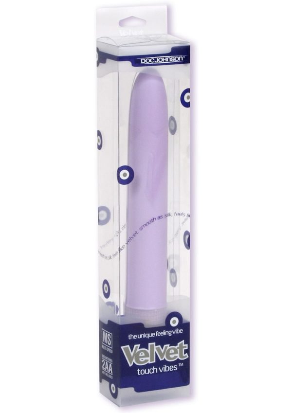 Velvet Touch Vibes Waterproof Vibrator 7in - Lavender