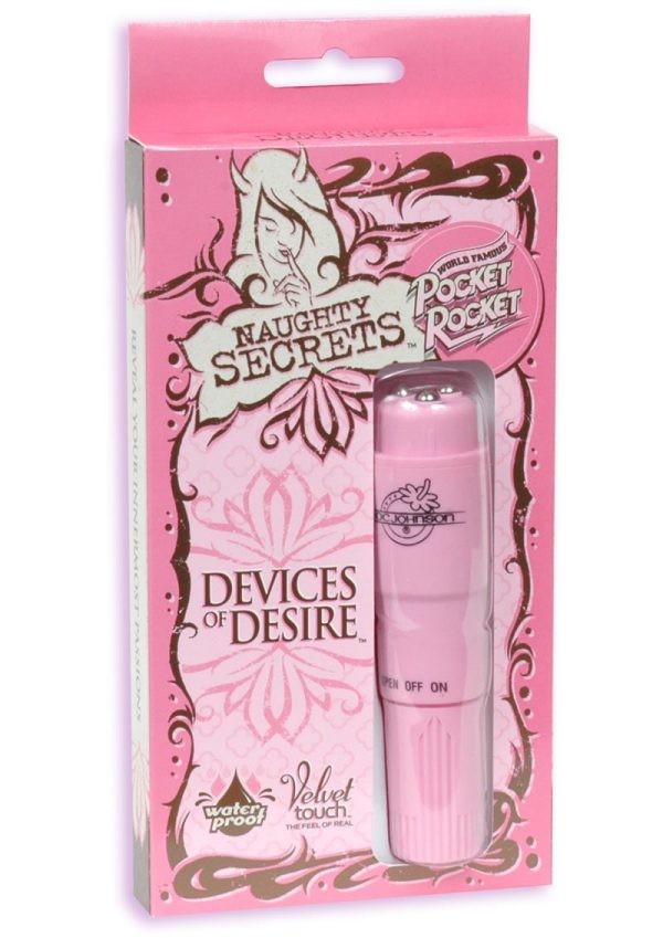 Naughty Secrets Devices Of Desire Pocket Rocket Waterproof 4in - Pink