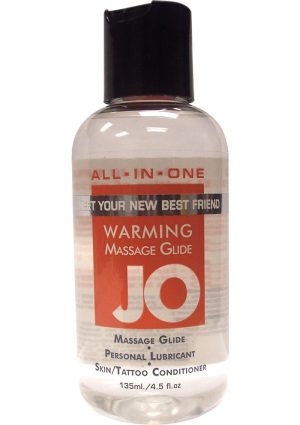 JO All-In-One Silicone Warming Massage Glide 4oz