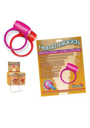 Humm Dinger Vibrating Cockring - Purple