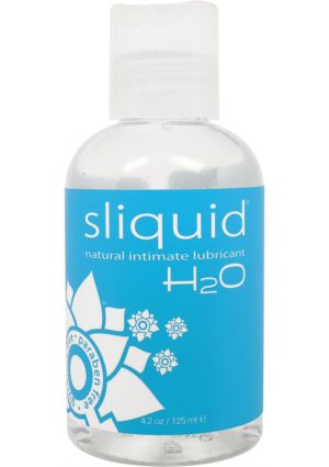 Sliquid Naturals H2O Original Water Based Lubricant 4.2oz