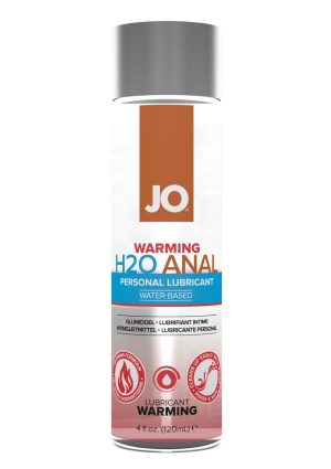 JO H2O Anal Water Based Warming Lubricant 4oz