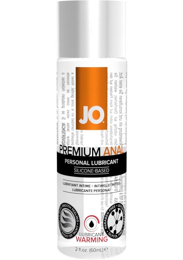 JO Premium Anal Silicone Warming Lubricant 2oz