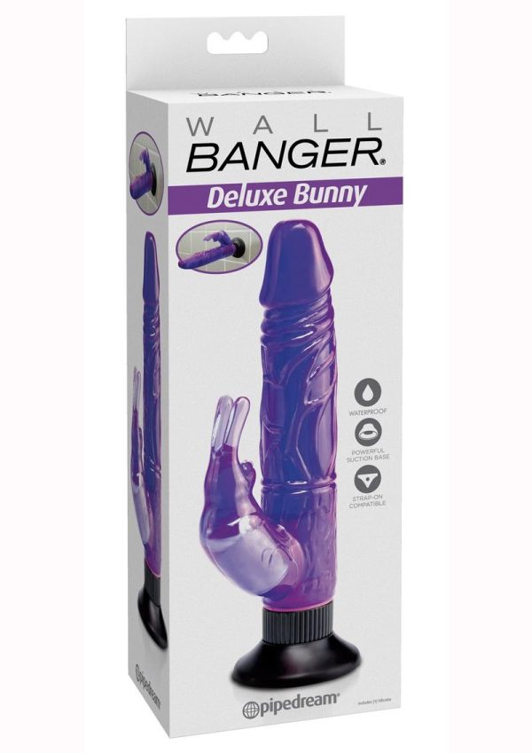 Wall Bangers Deluxe Bunny Rabbit Vibrator - Purple