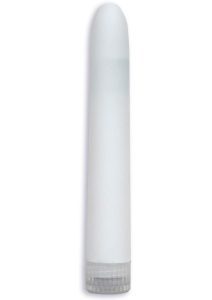 White Nights Velvet Touch Vibrator Waterproof 7in - White