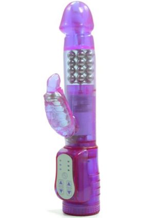 Lil Darlins Turtle Waterproof Rabbit Vibrator - Red