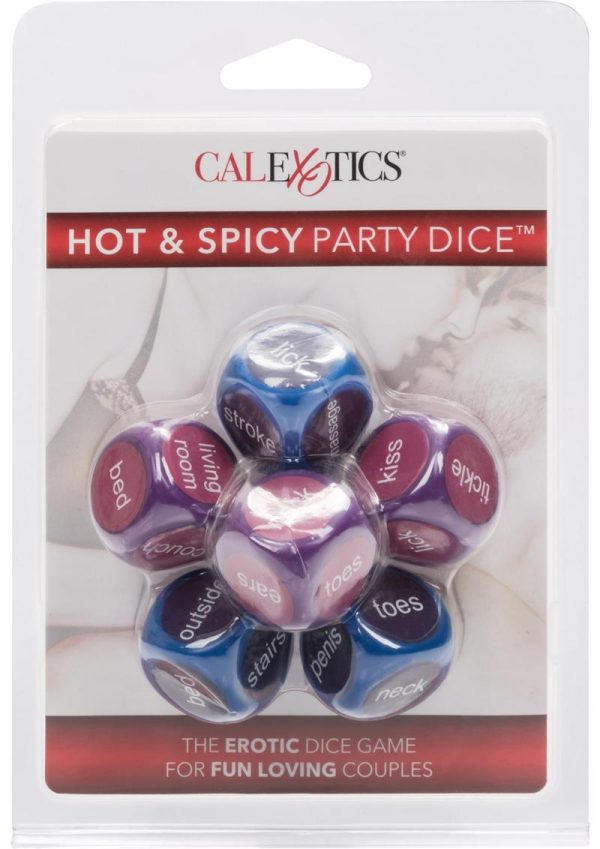 Hot and Spicy Party Dice - Multicolored