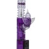 Endless Pleasure Thrusting Beaded Rabbit Vibrator - Purple
