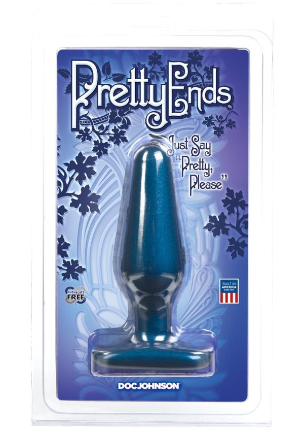 Pretty Ends - Medium Anal Plug- Iridescent Blue