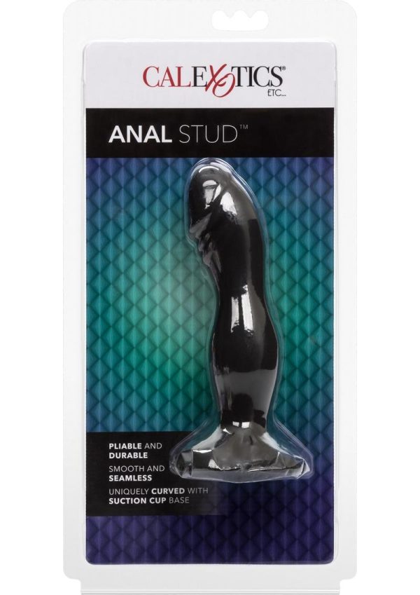 Anal Stud Silicone Probe 5.5in - Black