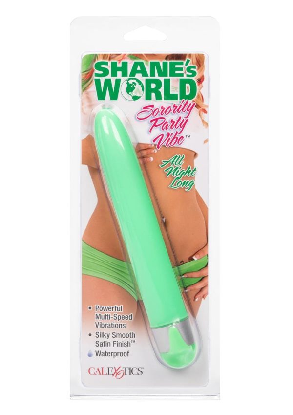 Shane`s World Sorority Party Vibe All Night Vibrator - Green