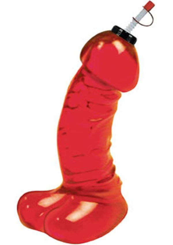 Dicky Chug Sports Bottle Red 16 Ounce