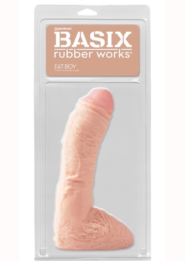 Basix Rubber Works Fat Boy Dong 10in - Vanilla