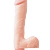 Basix Dong Suction Cup 7.5in - Vanilla