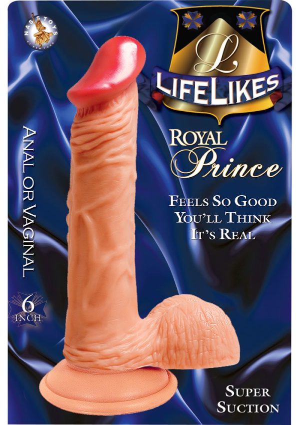 Lifelikes Royal Prince Dildo 6in - Vanilla