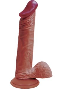 Lifelikes Latin Knight Dildo 8in - Caramel