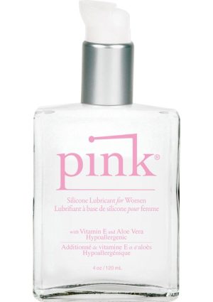 Pink Glass Bottle 4 Ounce