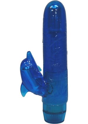 Aloha Lei Waterproof Vibrator 6in - Blue