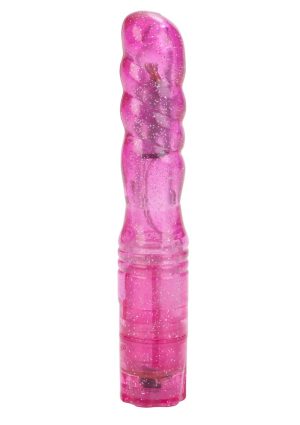 Sparkle Softees Swirl Vibrator - Red