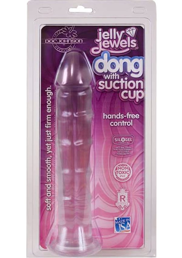 Jelly Jewels Dildo 8in - Clear