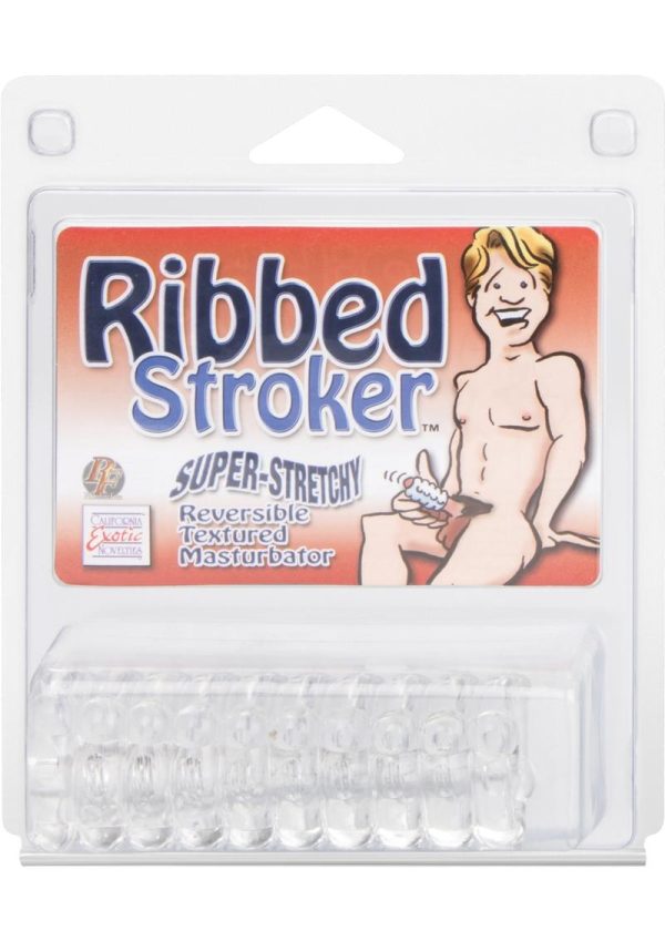 Ribbed Stroker - Clear