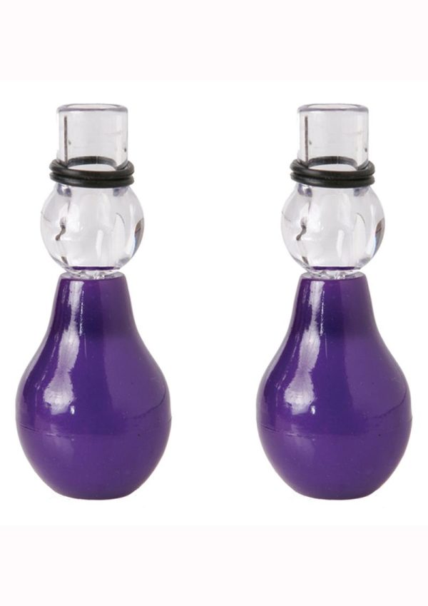 Fetish Fantasy Series Nipple Erector Set - Purple and Clear