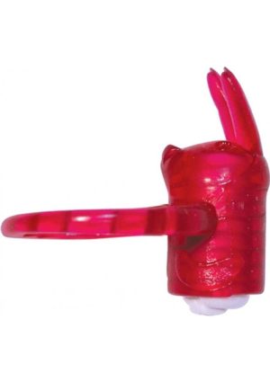 Horny Honey Bunny Vibro Cock Ring - Magenta