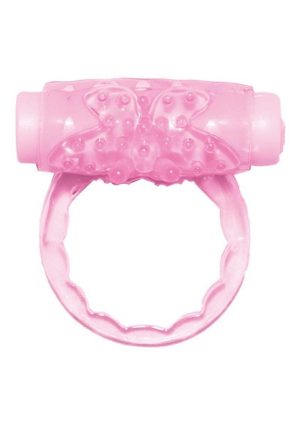 Humm Dinger Super Turbo Vibrating Cock Ring - Magenta