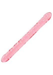 Crystal Jellies Double Dildo 18in - Pink