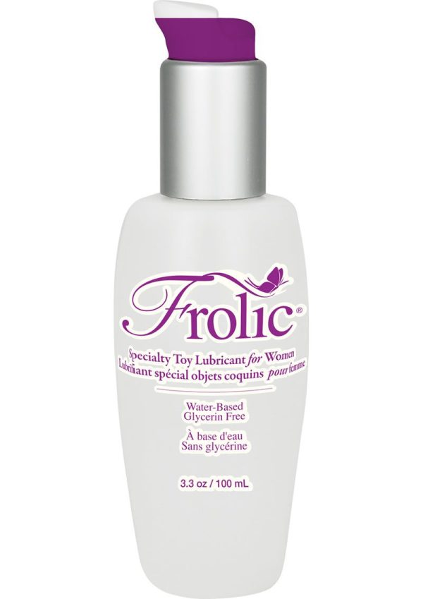 Pink Frolic Water Based Gel Lubricant 3.3oz