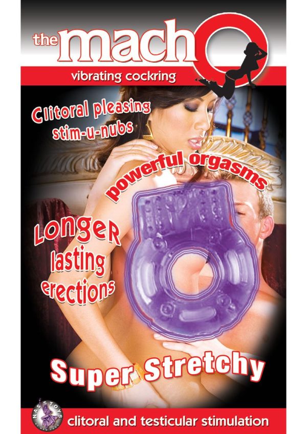 The MachO Vibrating Cock Ring - Purple