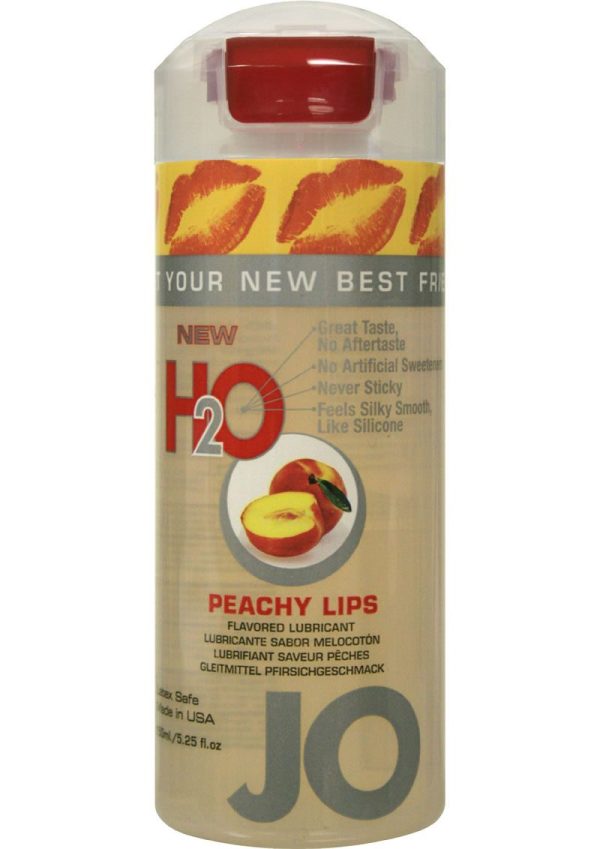 JO H2O Water Based Flavored Lubricant Peachy Lips 4oz