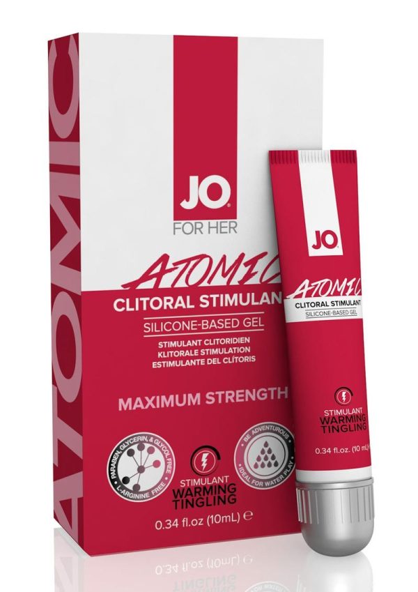 JO Atomic Silicone Clitoral Stimulant Gel .34oz