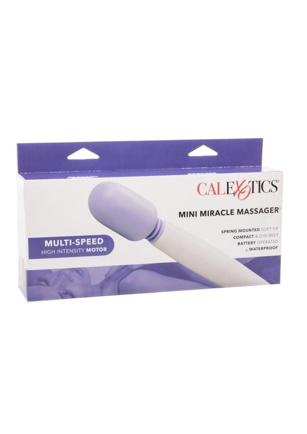 My Mini Miracle Massager Wand Waterproof 7.75in - White/Purple