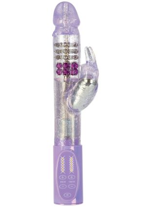 Jack Rabbit Thrusting Action Rabbit Vibrator - Purple