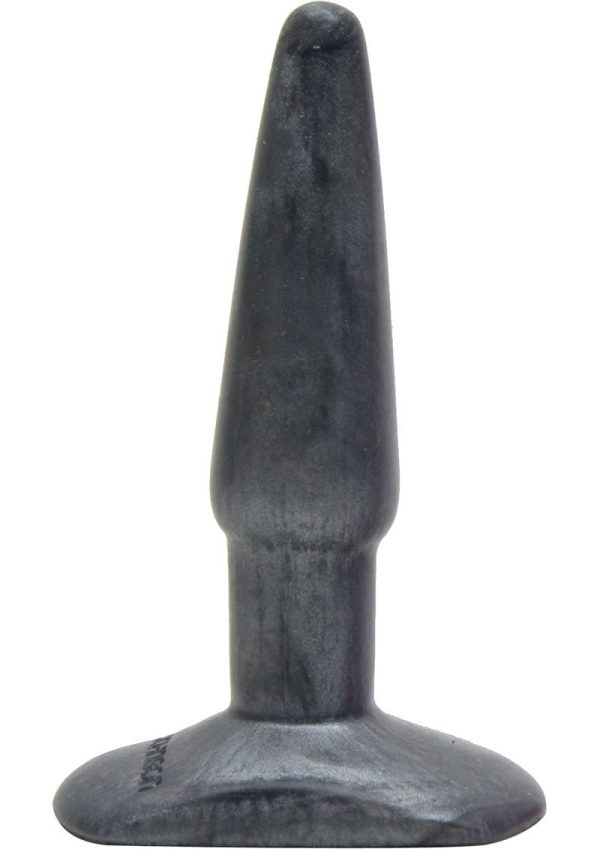 Platinum Premium Silicone - The Li`l End Anal Plug - Charcoal