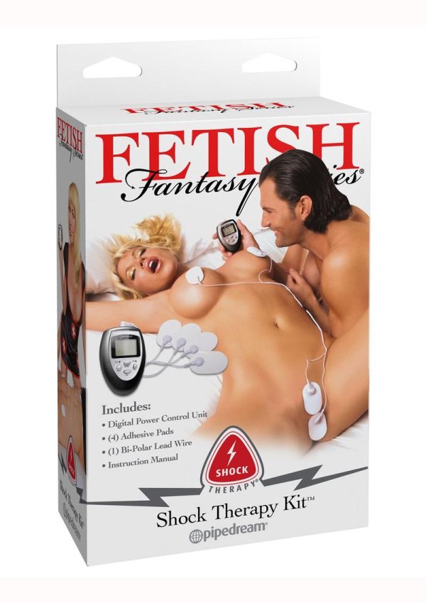 Fetish Fantasy Series Shock Therapy Kit with Remote Control - White