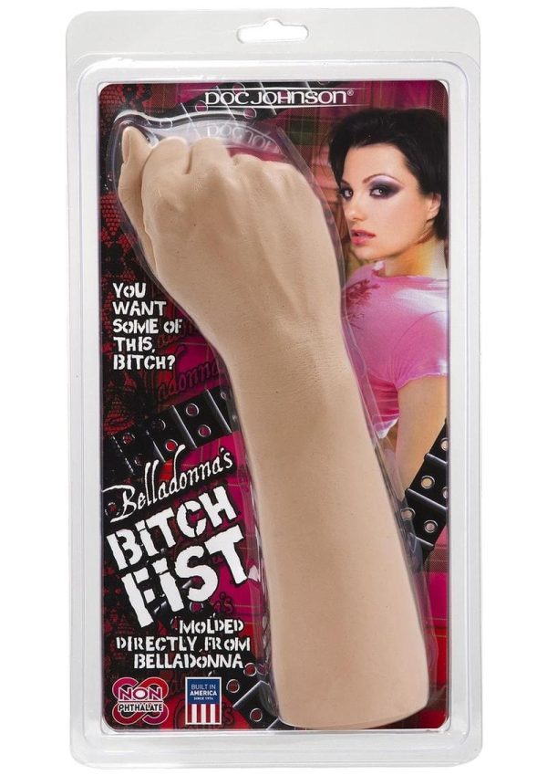 Belladonna`s Bitch Fist Dildo 11.5in - Vanilla