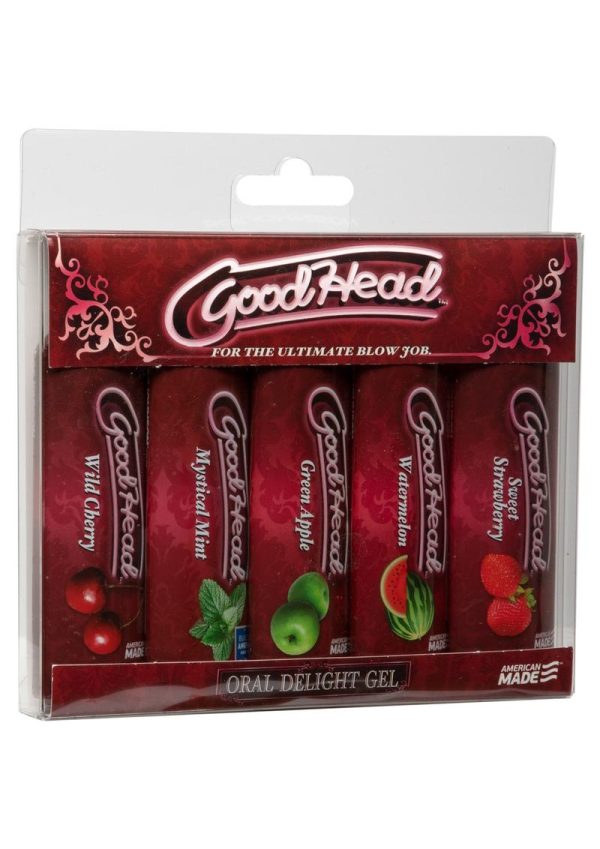 GoodHead Oral Delight Gel Flavored 1oz (5 Pack)