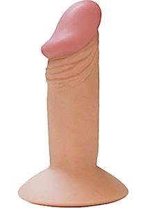 Real Skin All American Mini Whoppers Dildo 4in - Vanilla