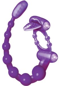 Super Xtreme Vibrating Scorpion Silicone Cock Ring Waterproof - Purple